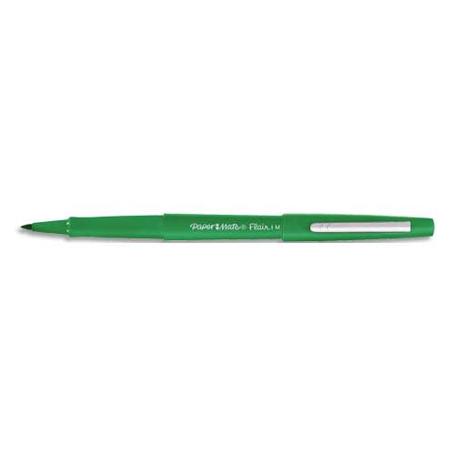 PAPERMATE Stylo feutre Flair Original, pointe M Trait 0,7 mm Vert photo du produit Principale L