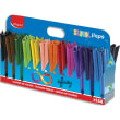 MAPED Schoolpack de 144 crayons de couleur INFINITY. Ne se taille pas. Corps creux et pointe biseautée photo du produit