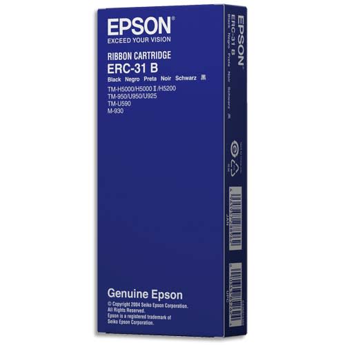 EPSON Ruban imprimante M930/TM930 Noir ERC 31 photo du produit Principale L