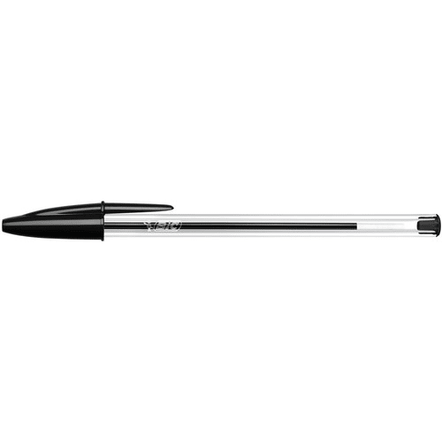 BIC Cristal Original Stylos-Bille Pointe Moyenne (1,0 mm) - Noir