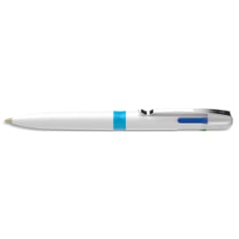 SCHNEIDER Stylo 4 couleurs, rechargeable corps blanc photo du produit