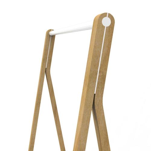 ALBA Vestiaire mobile SLEEK en bois et acier. Dim (l x h x p) : 94 x 149 x 47 cm. Coloris bois photo du produit Secondaire 3 L