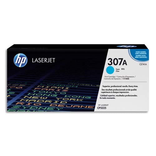 HP Cartouche Laser Cyan CE741A photo du produit Principale L