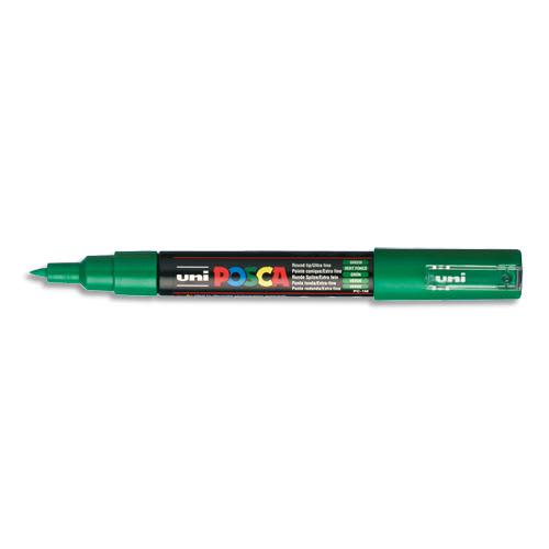 POSCA MARKER Marqueur pointe conique extra-fine, à base d'eau, encre à pigmentation Vert Foncé photo du produit Principale L