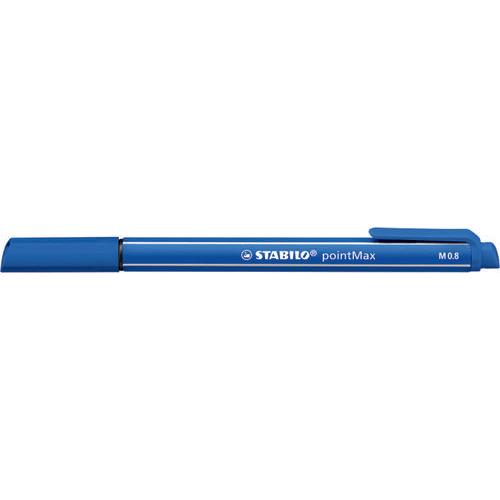 STABILO - STABILO pointMax stylo-feutre pointe moyenne (0,8 mm) - Bleu