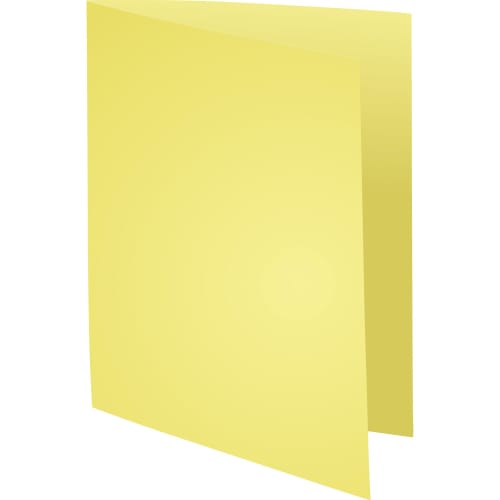 EXACOMPTA Paquet de 100 chemises SUPER 250 en carte 210 grammes coloris Jaune canari photo du produit Secondaire 1 L