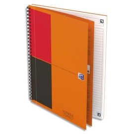 Cahier note book A4 160 pages perforées 4 trous Q.5x5 règle repositionnable  - RETIF