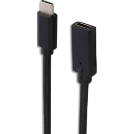APM Rallonge usb-c / usb-c, usb 3.0, 60w, m / f, noir, 3m 570357 photo du produit