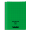 OXFORD C9 Cahier 24x32, 96 pages, 90g, Seyès, couverture polypro Vert avec rabat photo du produit