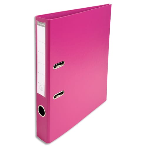 EXACOMPTA Classeur à levier PVC dos de 50mm fuchsia photo du produit Principale L