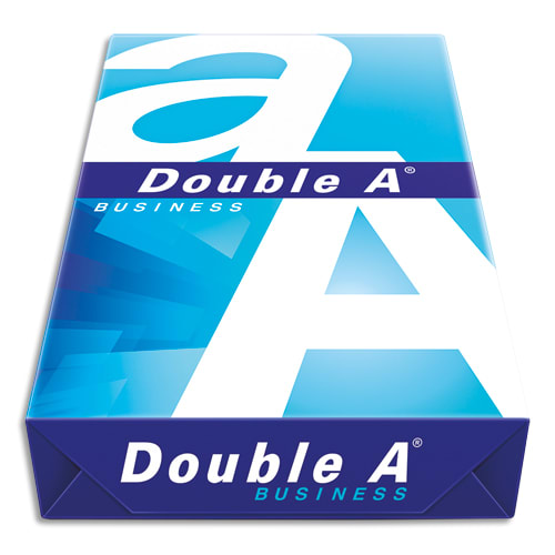 DOUBLE A Ramette de 500 feuilles papier extra Blanc BUSINESS DOUBLE A A3 75G CIE 165 photo du produit