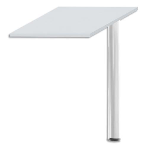 MT INTERNATIONAL Extension pour bureau compact Blanc MT5 - Dimensions : L80 x H73 x P60 cm photo du produit Principale L