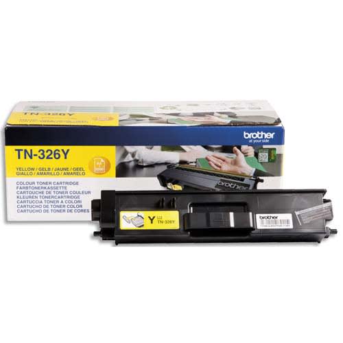 BROTHER Toner Jaune HC TN326Y photo du produit Principale L