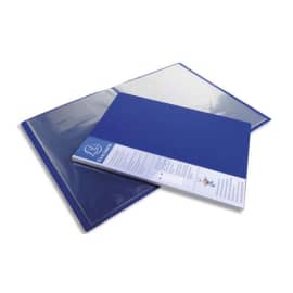 EXACOMPTA Protège-documents UPLINE en polypropylène opaque. 60 vues, 30 pochettes. Coloris Bleu. photo du produit