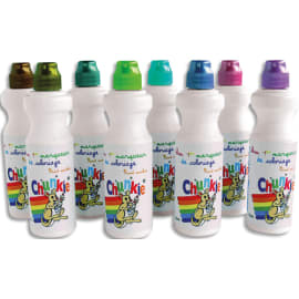 OZ INTERNATIONAL Boîte de 8 marqueurs coloris métalliques de coloriage Chunkie embout mousse ne sêche pas photo du produit