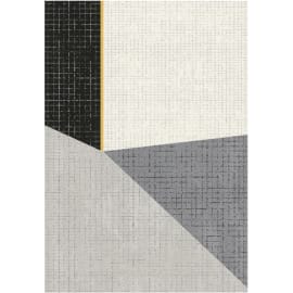 PAPERFLOW Tapis Canvas en polypropylène multicolore, tissage velours, L160 x H0,75 x P230 cm photo du produit