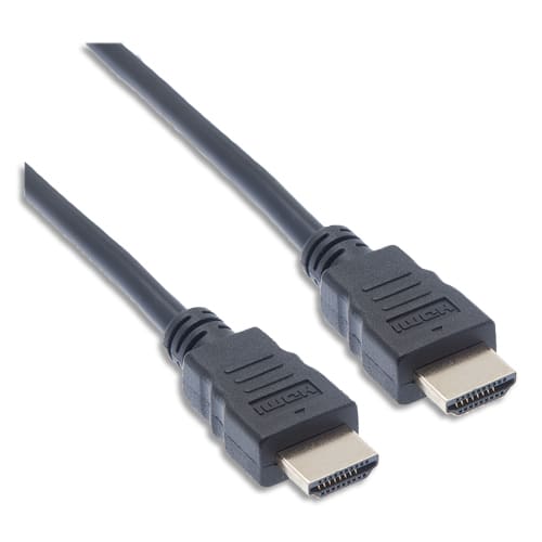 APM Câble HDMI Mâle/Mâle 4K/3D 1,8m Noir 590459 photo du produit Principale L