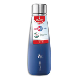 MAPED Bouteille isotherme PICNIK bleu, capacité 500 ml en acier inoxydable, garde au chaud ou froid photo du produit