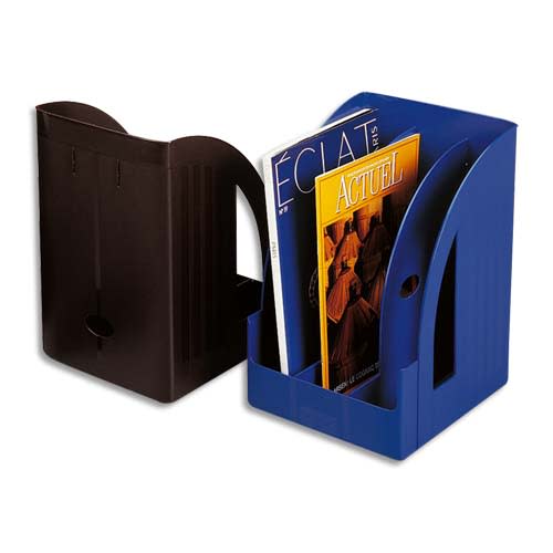 LEITZ Porte-revues Jumbo Leitz Plus - Noir - H32 x P25,5 cm - Dos 21 cm photo du produit Principale L