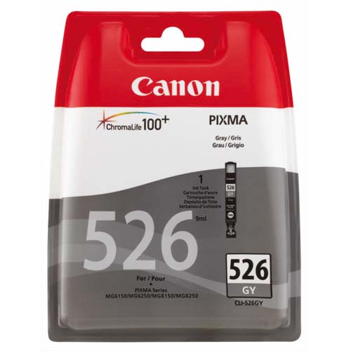 CANON Cartouche Jet d'encre Gris CLI526GY 4544B001AA photo du produit Principale L