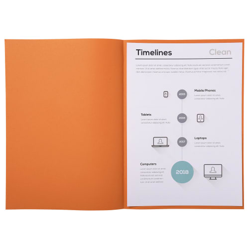 EXACOMPTA Paquet de 250 sous-chemises SUPER 60 en carte 60 grammes coloris Orange photo du produit Secondaire 2 L