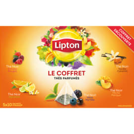 LIPTON Coffret de 50 sachets de thé parfumé photo du produit