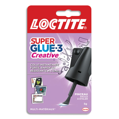 SUPER GLUE Flacon 5g Colle instantanée liquide (pinceau applicateur) photo du produit Principale L