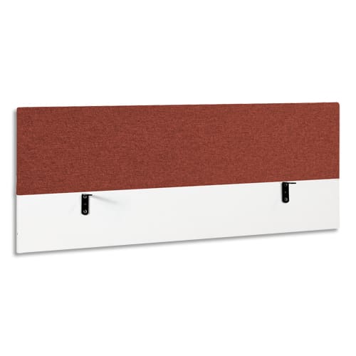 GAUTIER OFFICE Ecran de séparation L140 Sunday pour bureau. Coloris pourpre - Dimensions : L140 x H60 cm photo du produit Principale L