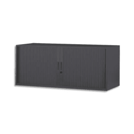 MT INTERNATIONAL Réhausse métal monobloc Corps et Rideau Noir - Dimensions : L120 x H42,6 x P43 cm photo du produit