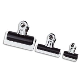 MAPED Bo&icirc;te de 12 pinces &agrave; dessin largeur 51 mm, 6 mm d'ouverture soit environ 60 feuilles 80g/m&sup2; photo du produit