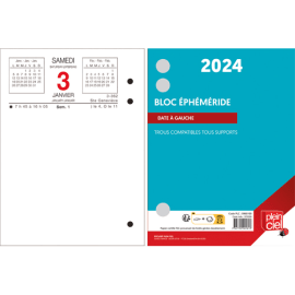 Calendrier 2024 éphéméride sur plaque Lecas - JPG