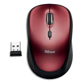 TRUST Souris sans fil rouge YVI ECO photo du produit