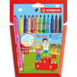 STABILO Trio A-Z feutre de coloriage pointe moyenne - Etui carton de 12 feutres - Coloris assortis photo du produit
