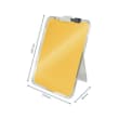 LEITZ Cosy Chevalet de bureau en verre, 216x30x297 mm, jaune, 39470019 photo du produit Secondaire 3 S