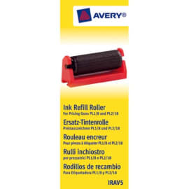 AVERY Boîte de 5 rouleaux encreur Noir pour pince à étiqueter Avery PL1/8 et PL2/18 IRAV5 photo du produit