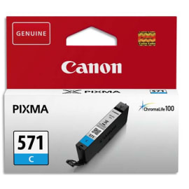 CANON Cartouche Jet d'encre CLI-571 Cyan 0386C001AA photo du produit