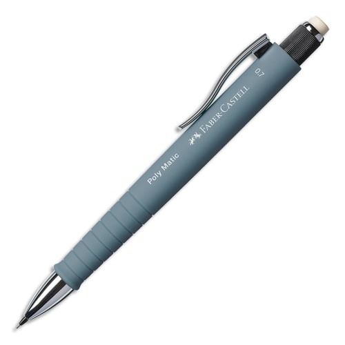 FABER CASTELL Porte-mine POLY MATIC 0,7mm. Corps Gris photo du produit Principale L