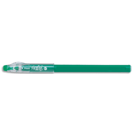 PILOT FriXion Ball Stick non rechargeable. Pointe conique moyenne 0,7mm. Encre effaçable vert photo du produit