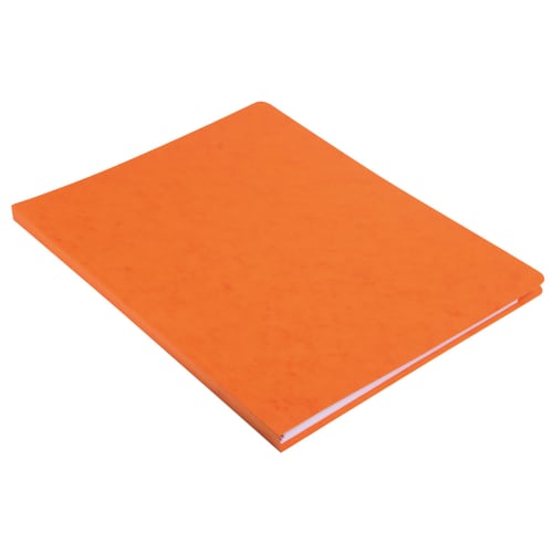 EXACOMPTA Chemise LUSTRO dos rainé de 1,5 à 3,5 cm. Carte lustrée 5/10e 400 gr coloris Orange photo du produit Secondaire 1 L