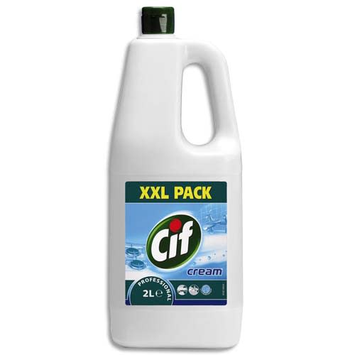 CIF PROFESSIONAL Flacon crème à récurer 2 Litres XXL, toutes surfaces lavables photo du produit Principale L