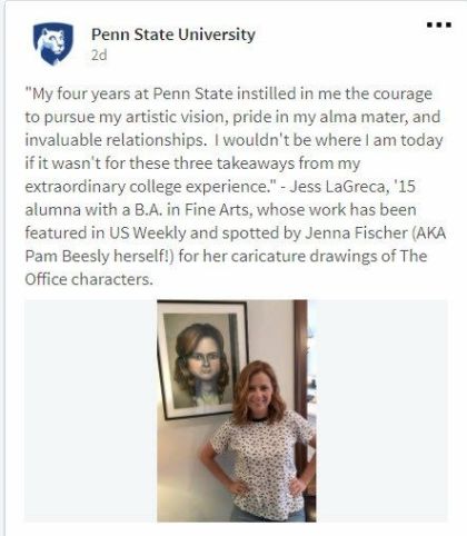 Penn State University Artist Alumni Story, 443