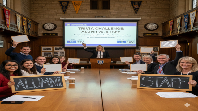 Trivia Tournament: Alumni vs. Faculty Fundraising Battle