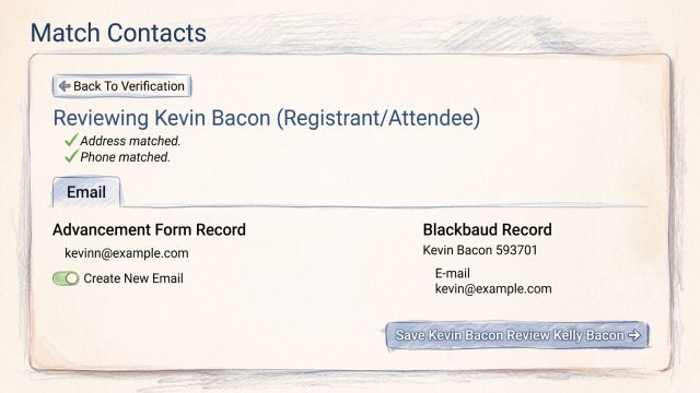 Transfer Contact Information To Blackbaud