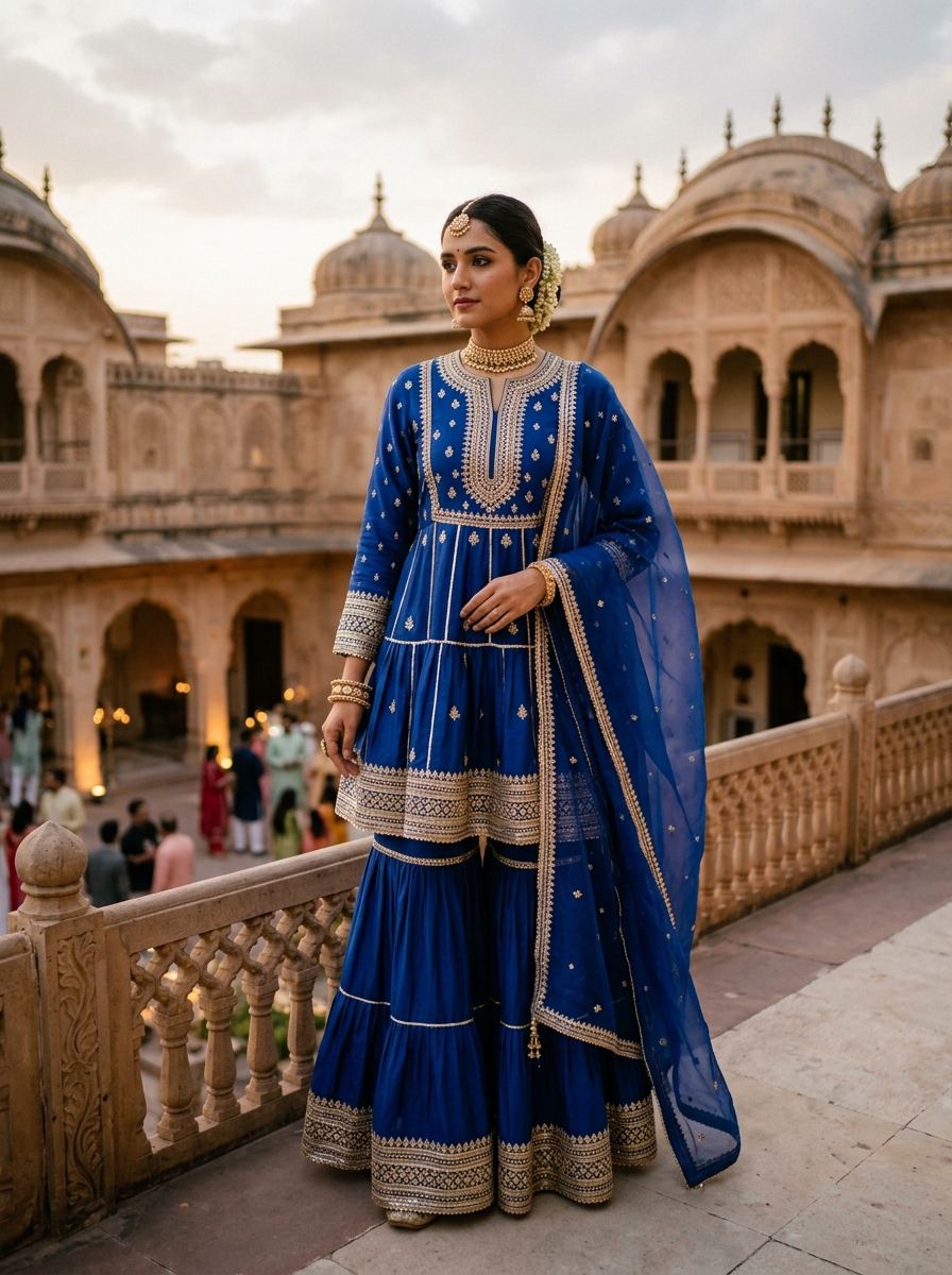 Partywear Unstitched Suits