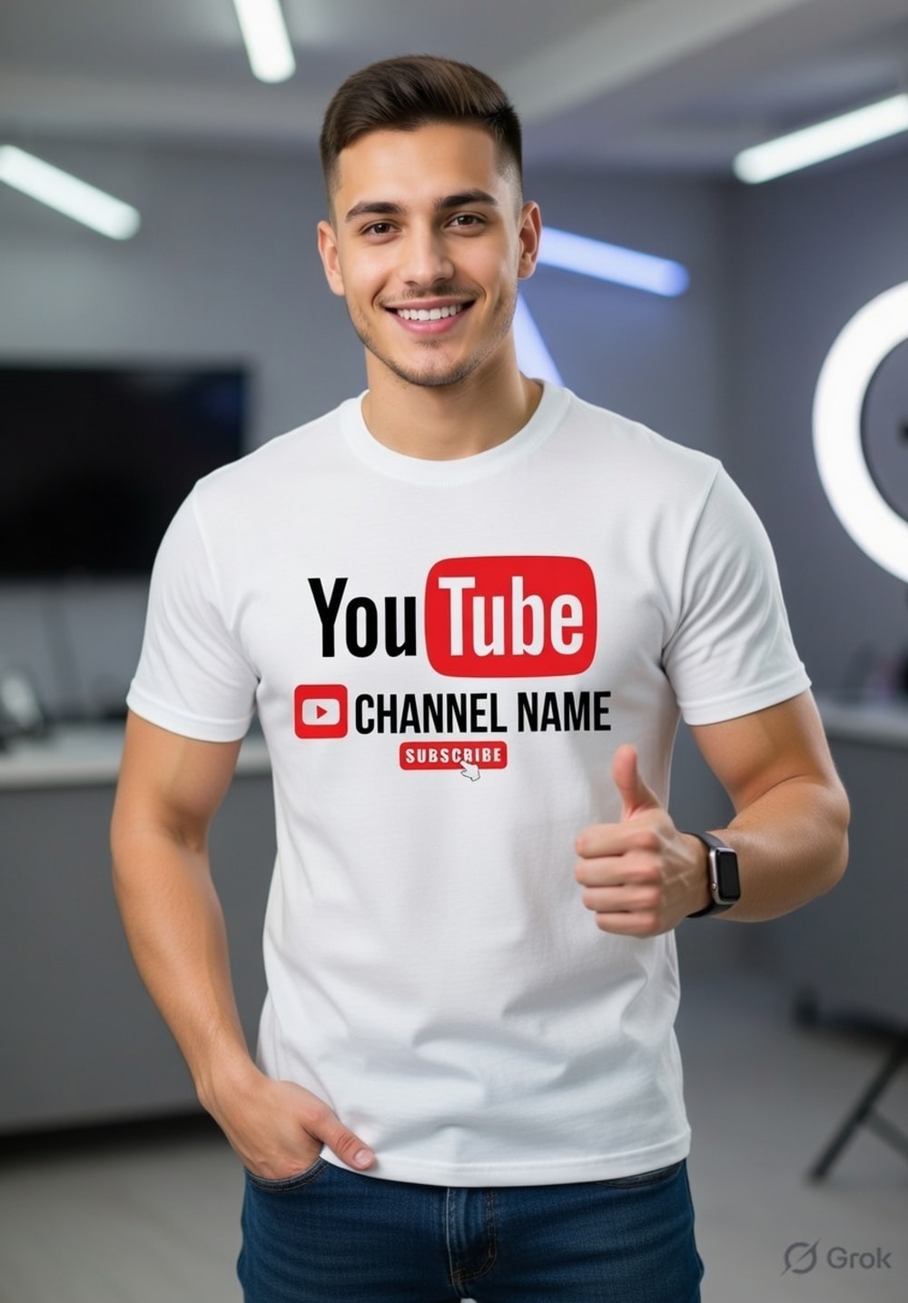 YouTube Channel Promotional T-Shirt - Image 1