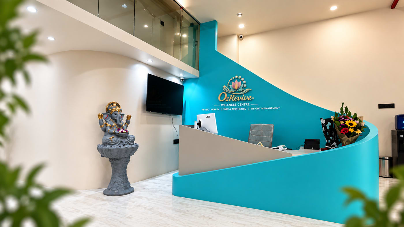 Treatment room at O2 Revive, Hinjewadi