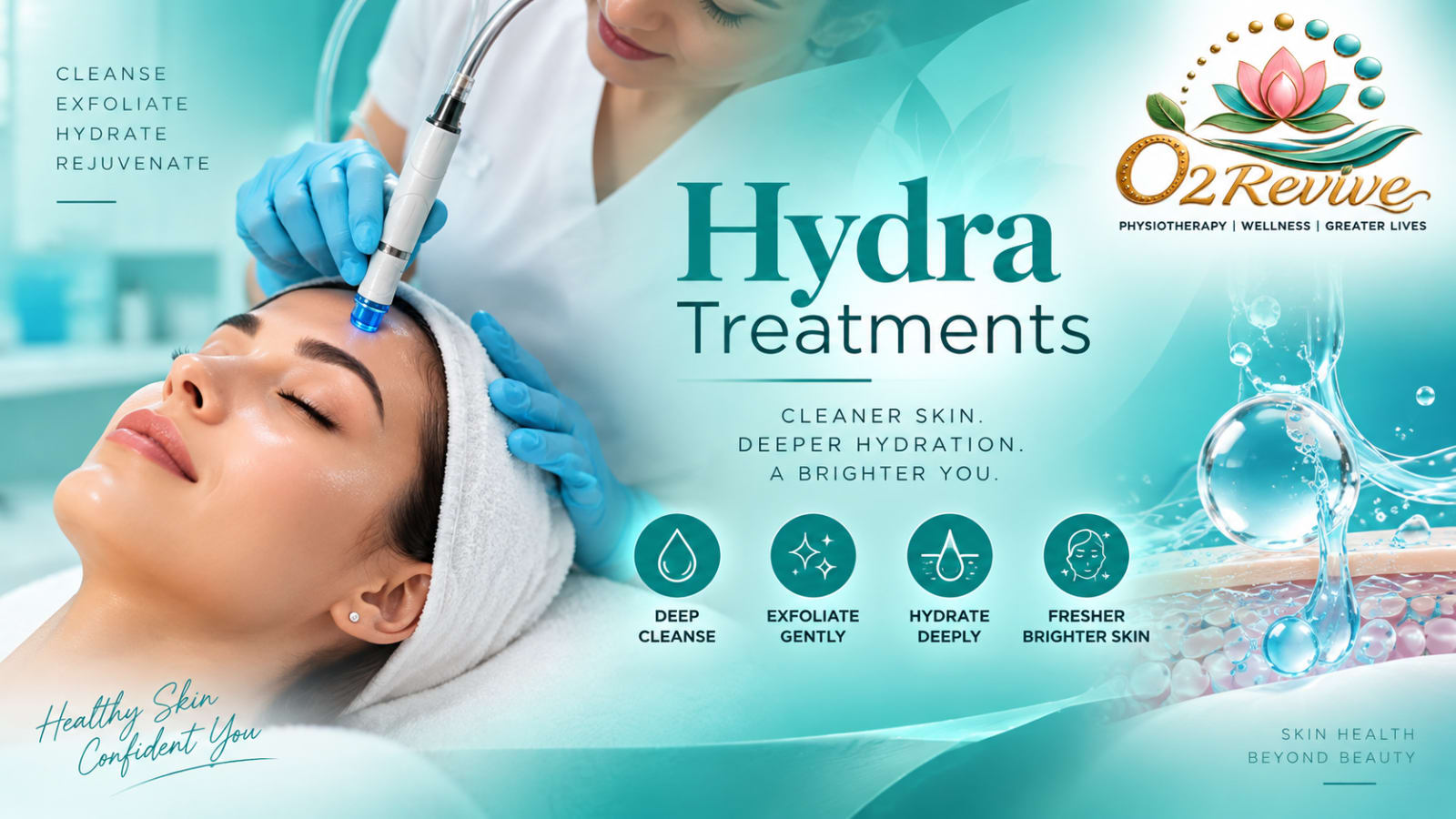 Hydra Treatments — Skin Aesthetics at O2 Revive