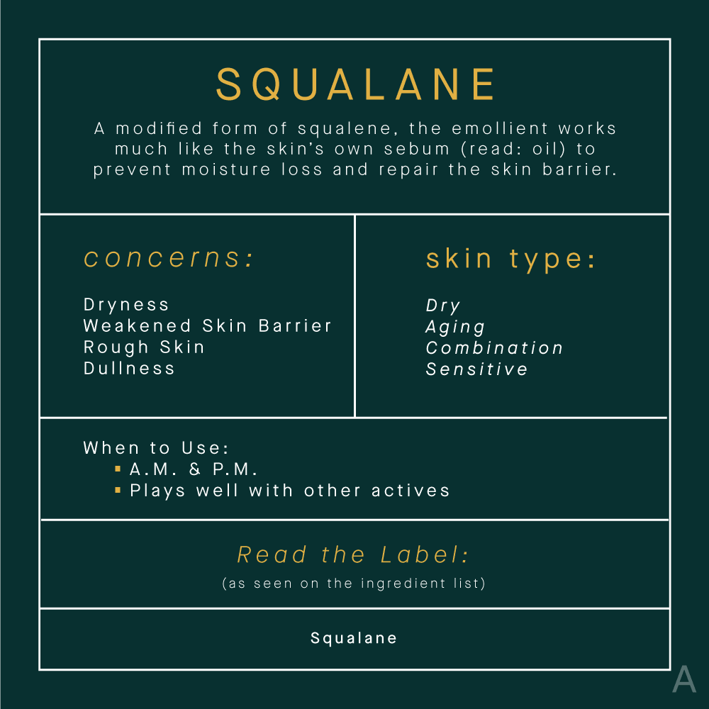 Squalane Skincare Benefits Infographic