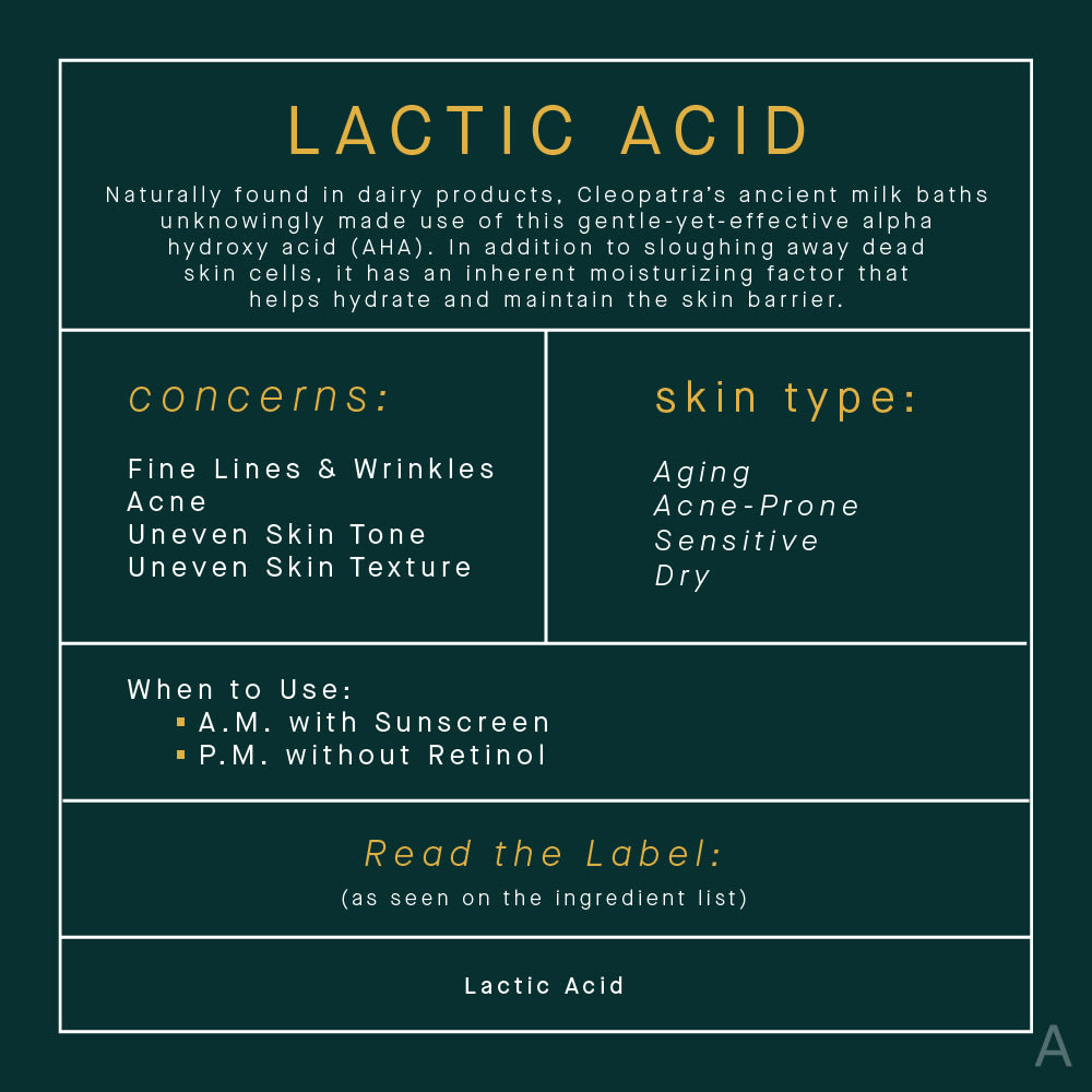Read The Label What You Need To Know About Lactic Acid In Skincare