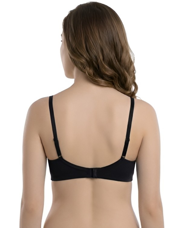 Black Padded Bra for Women | Black Bra by Hivra Soft 3